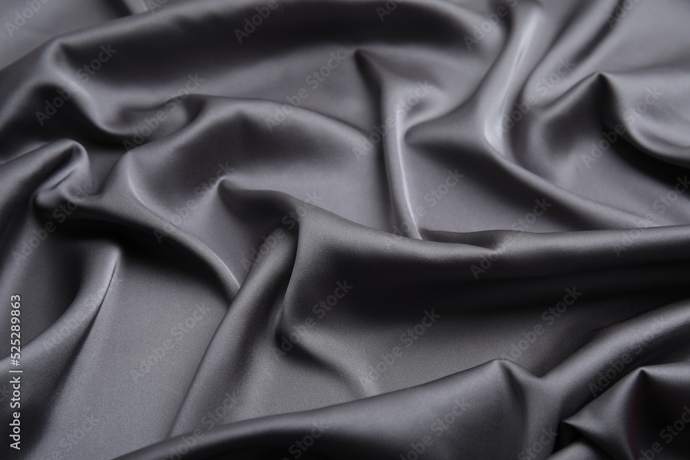 Texture of delicate black silk as background, closeup Texture of delicate black silk as background, closeup