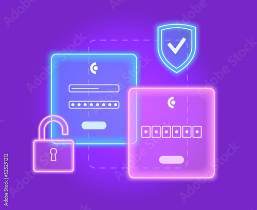 Username and password