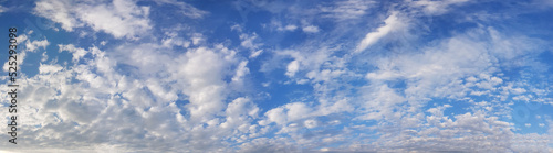 Sky and white clouds panorama