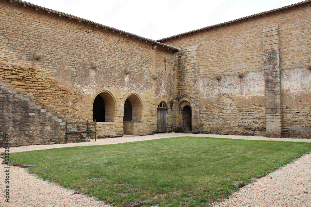 grammont priory in saint-prouant in vendée (france) 