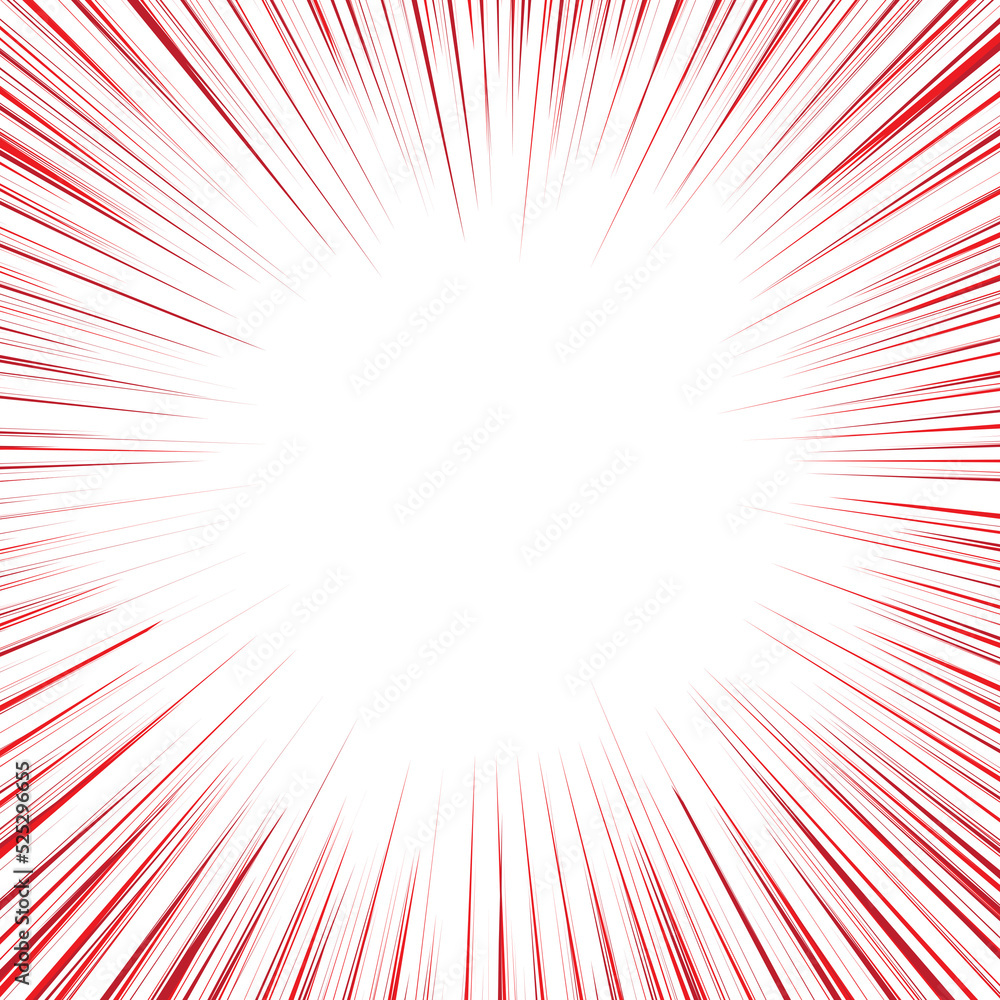 Comic speed radial background Comic speed radial background
