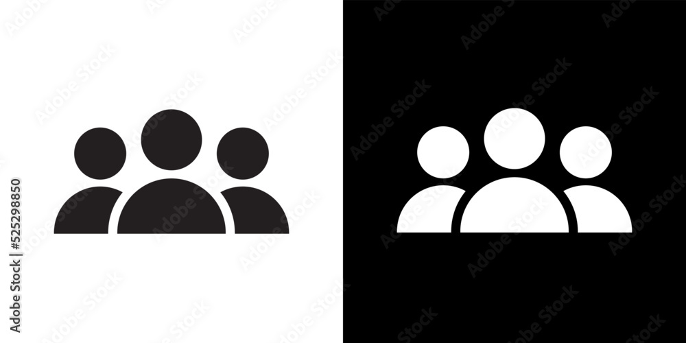 People, group, teamwork icon vector in clipart style People, group, teamwork icon vector in clipart style