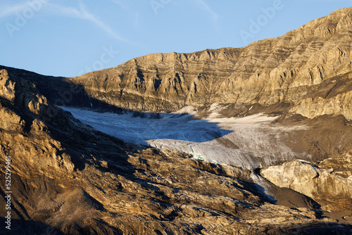 remains of Lämmerengletscher in the morning