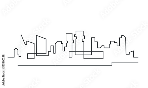 Lusail  scheme Arabic skyscraper city. Travel to Qatar  silhouette. Urban landscape sketch. Vector illustration