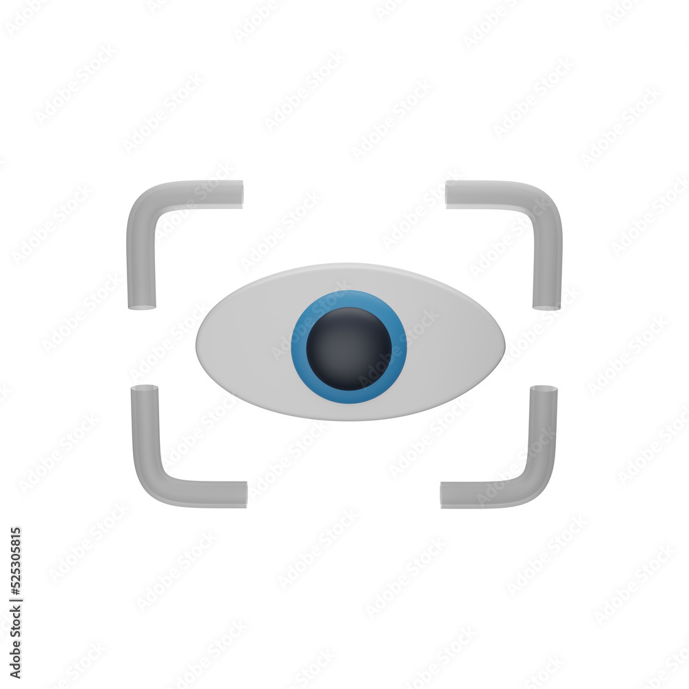 Eye Or View Element On White Background. Eye Or View Element On White Background.