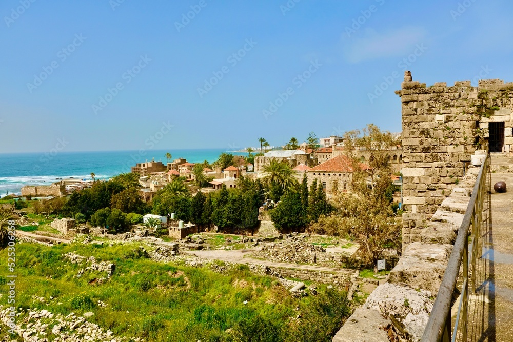 Wunderschöne Hafenstadt Byblos im Libanon 