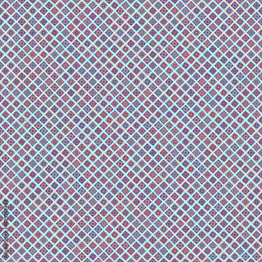 Color Rhombus tile tessellation pattern illustration Color Rhombus tile tessellation pattern illustration