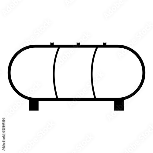 Modern automotive icon of air tank. The coolest car icons ever made. Mechanic automotive compressor 