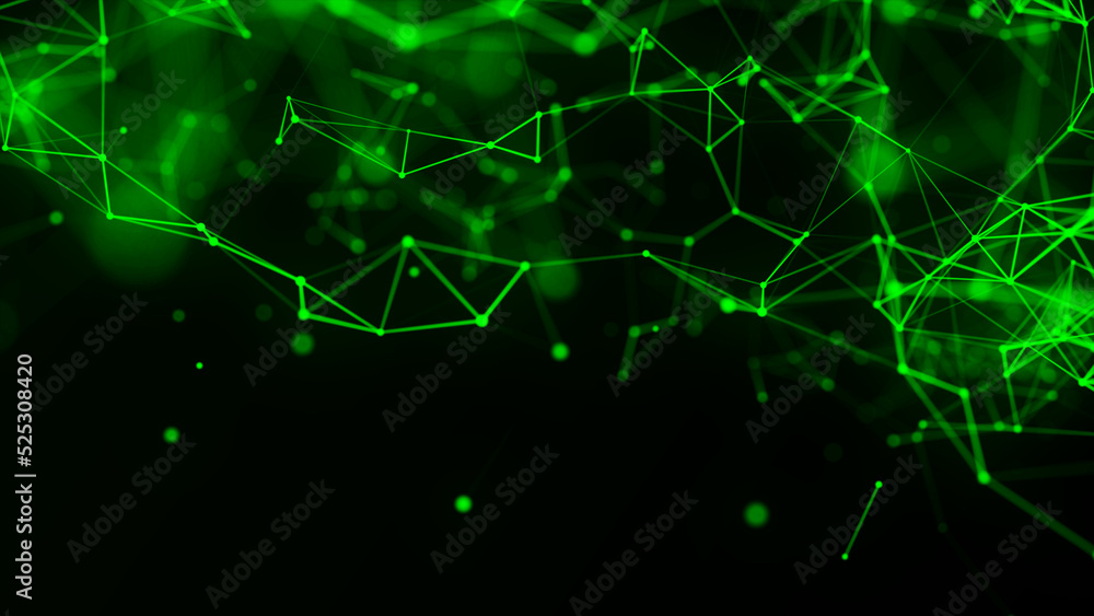 Colored polygonal space. Connection dots and lines structure. Digital background. Triangular futuristic business wallpaper. 3d Colored polygonal space. Connection dots and lines structure. Digital background. Triangular futuristic business wallpaper. 3d