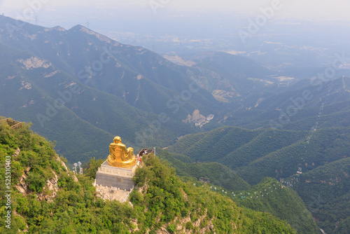 China Beijing Qianling Mountain Summer Day View