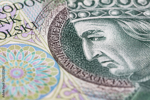 Obverse of 100 polish zloty banknote