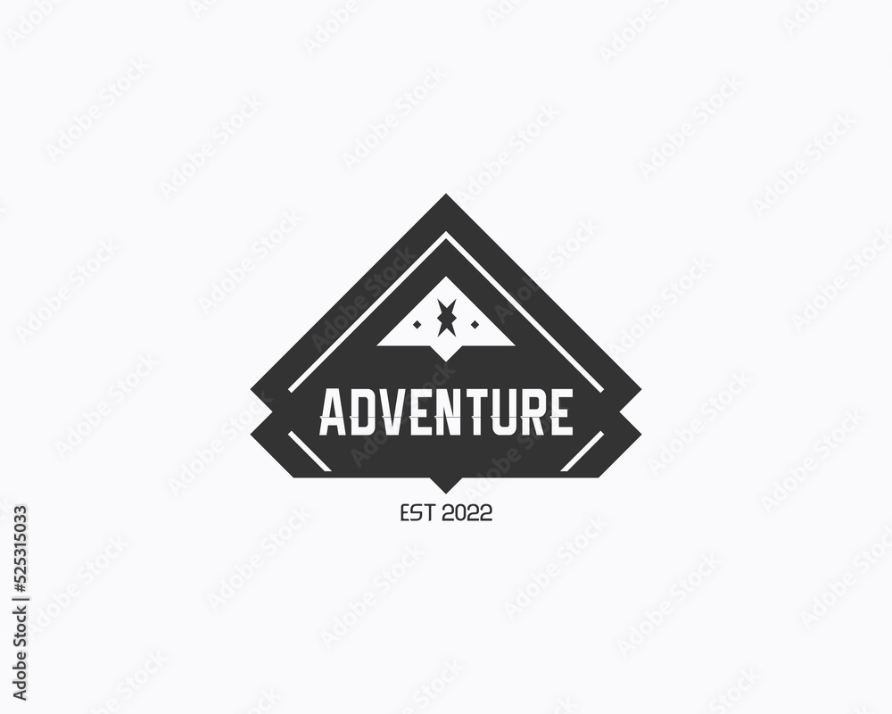 Adventure Logo in vintage style