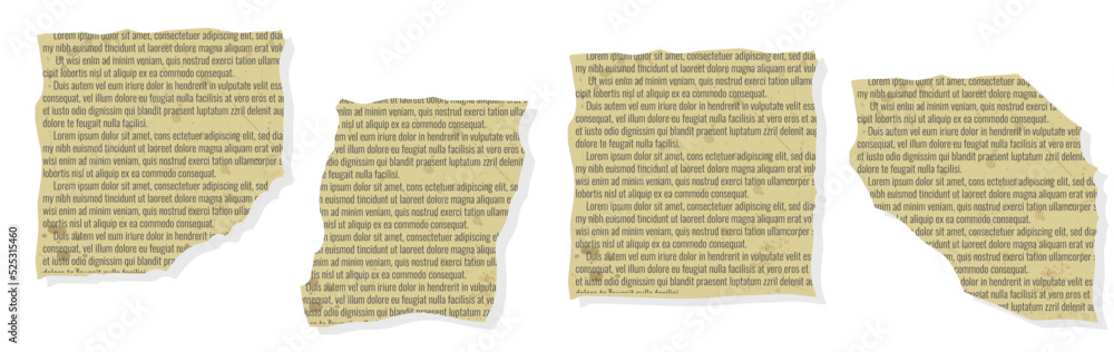 Obraz premium Brown newspaper paper background. Old vintage grunge newspaper paper texture background.