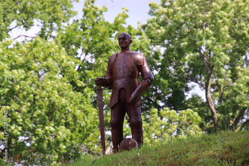 a person in a park