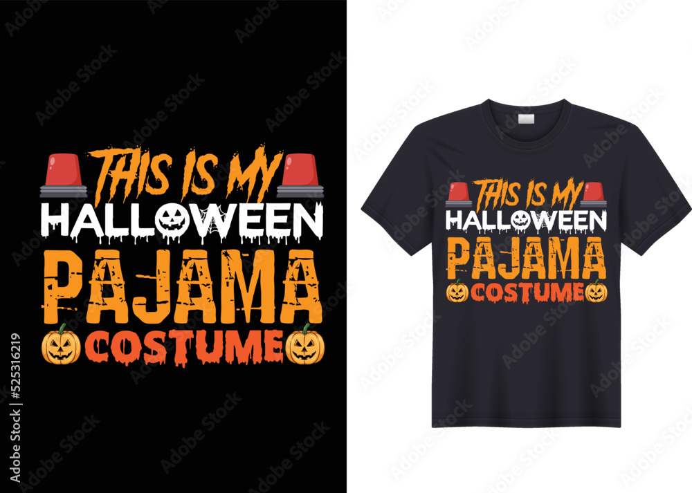 This Is My Halloween Pajama Halloween Costume T-Shirt This Is My Halloween Pajama Halloween Costume T-Shirt