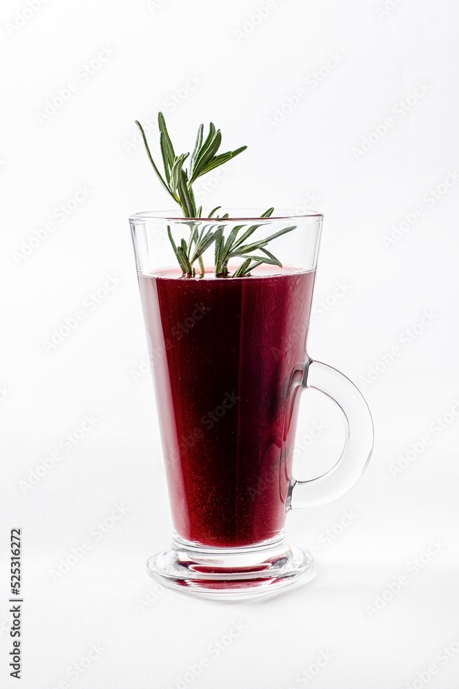 mulled wine on the white background mulled wine on the white background