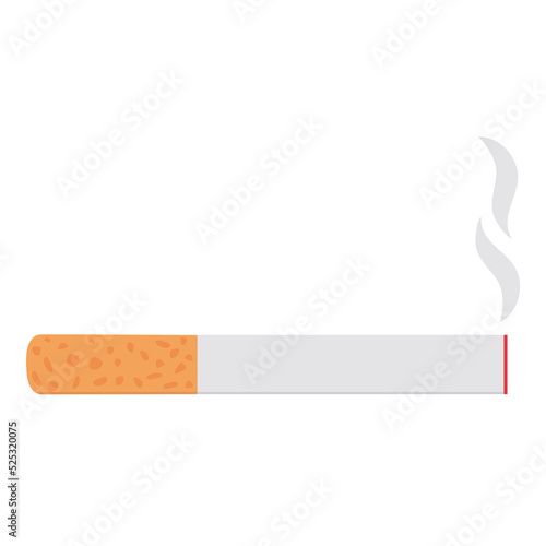 Cigarette icon flat line concept vector