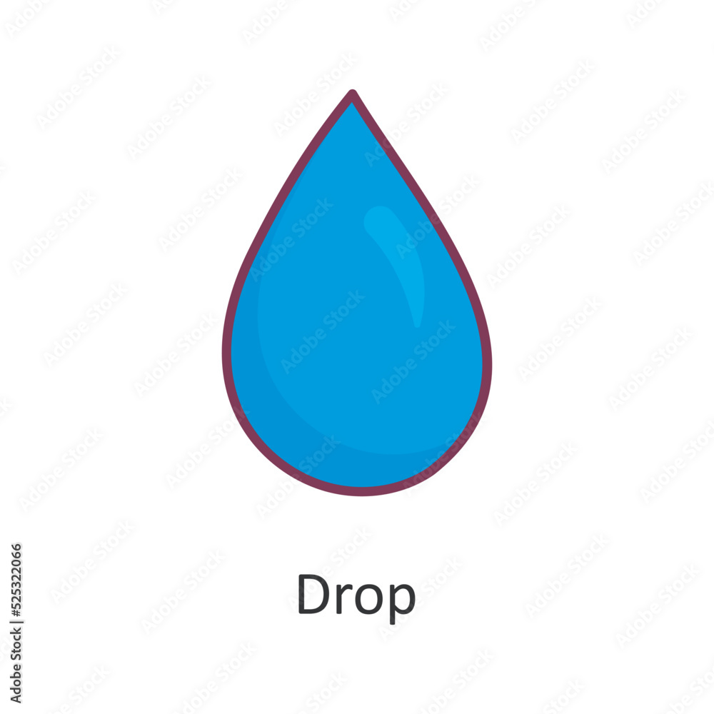 Drop vector Filled Outline Icon Design illustration. Nature Symbol on White background EPS 10 File Drop vector Filled Outline Icon Design illustration. Nature Symbol on White background EPS 10 File