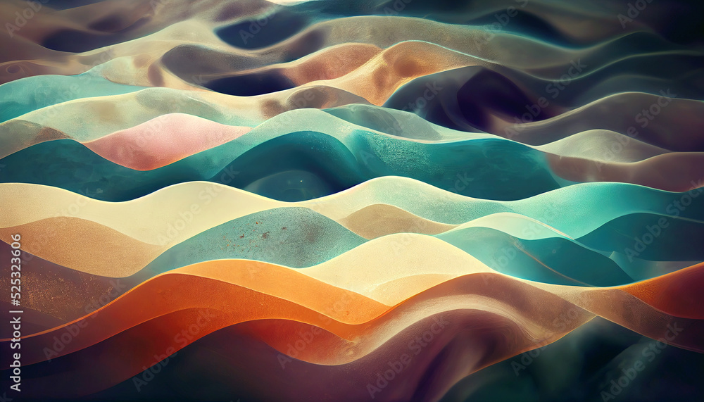 Obraz premium Abstract background with line wave pattern. Abstract template pattern. Sea wave layout design