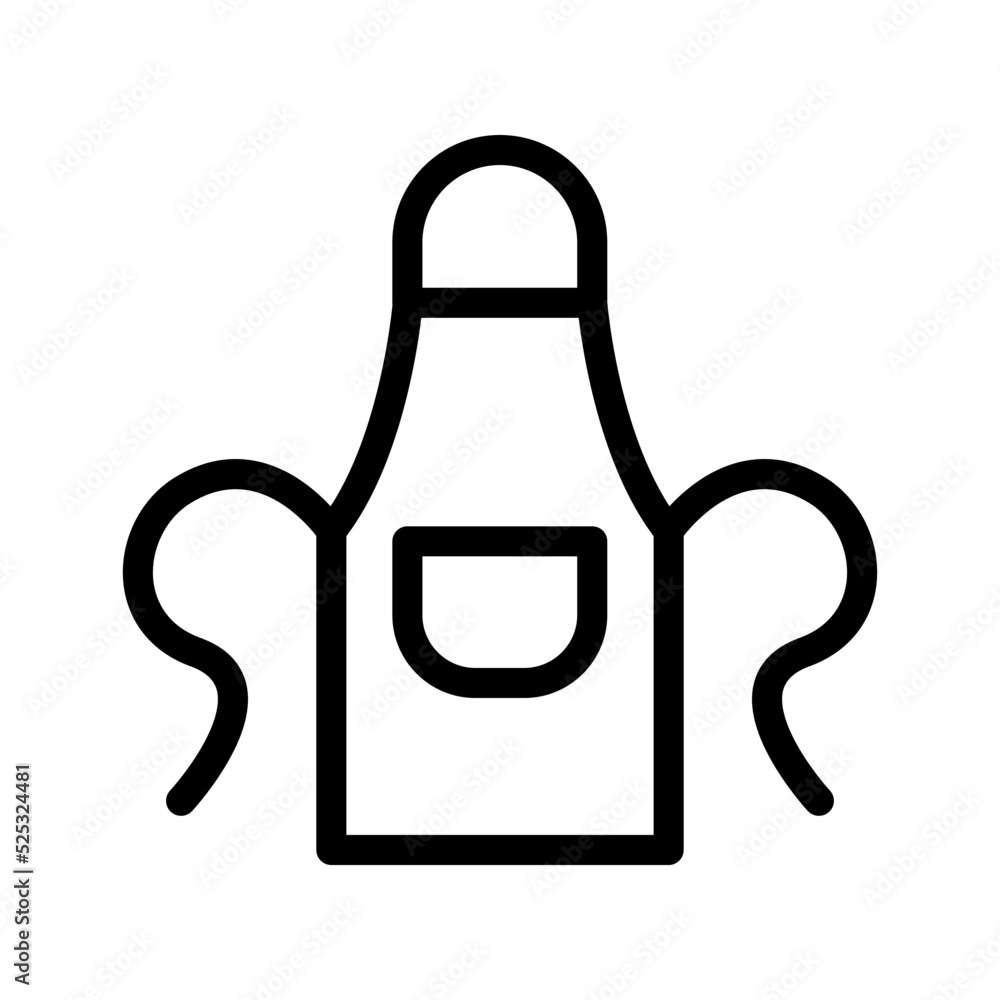 Apron icon template Apron icon template
