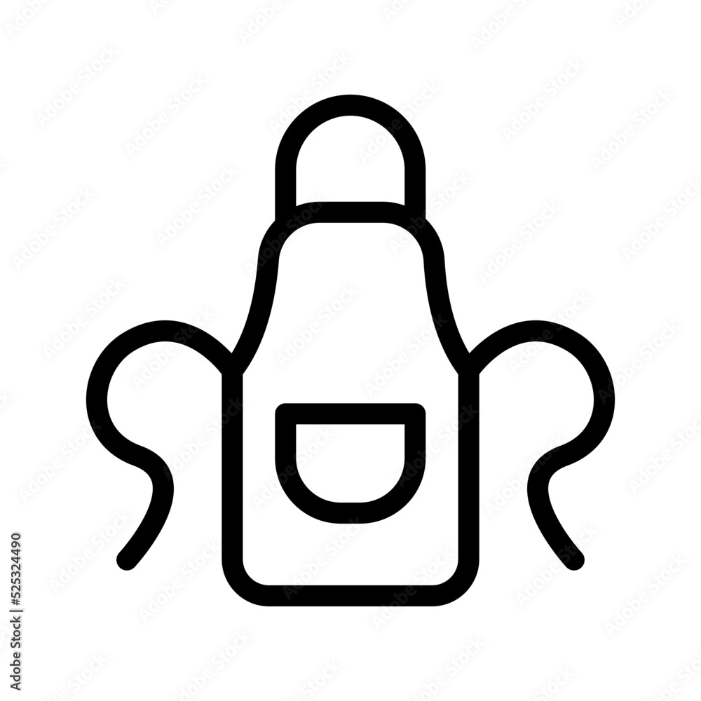 Obraz premium Apron icon template