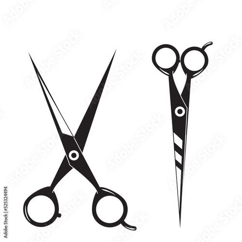 barbershop logo hair clipper 