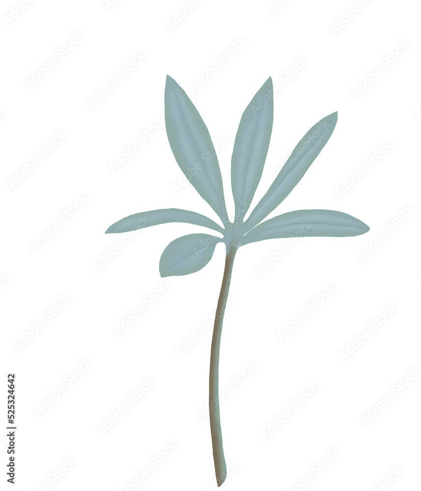 Green leaf watercolor azalea illustration. Green leaf watercolor azalea illustration.