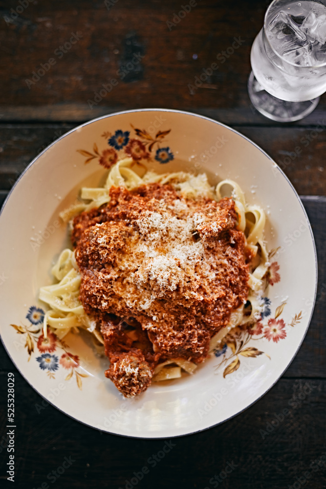 Fettuccine pasta tomato sauce Fettuccine pasta tomato sauce