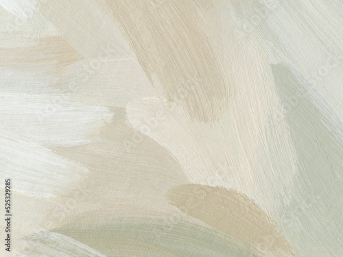 Aesthetic background in pastel earthy colors. Fragment of contemporary artwork. Art texture with paint brush strokes