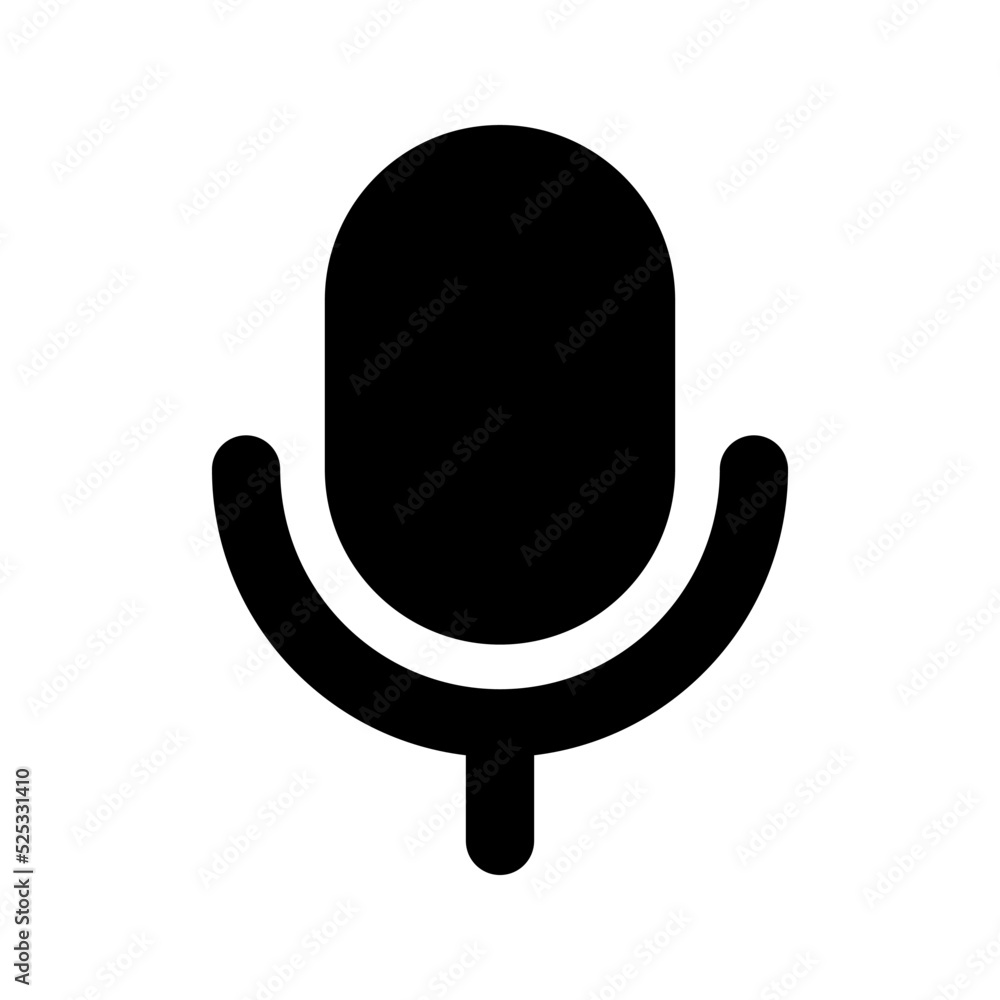 Mic icon. voice sign. microphone symbol. vector illustration Mic icon. voice sign. microphone symbol. vector illustration