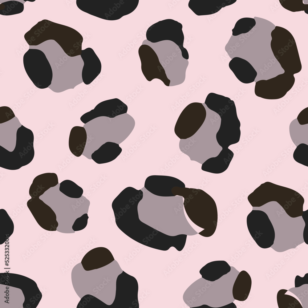 Light pink jaguar fur fashion seamless pattern Light pink jaguar fur fashion seamless pattern