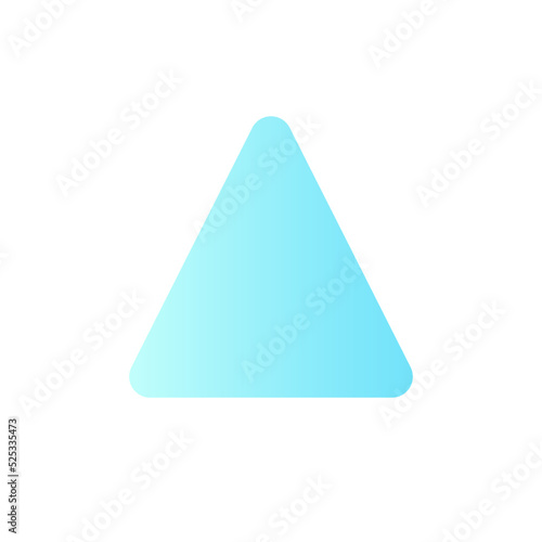 Sharpen tool flat gradient color ui icon. Clarity and focus. Photo editor. Photography retouch. Simple filled pictogram. GUI, UX design for mobile application. Vector isolated RGB illustration