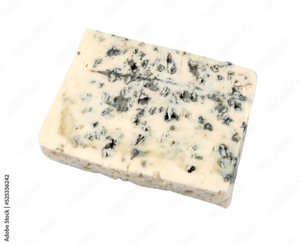 blue cheese isolated on white. blue cheese isolated on white.