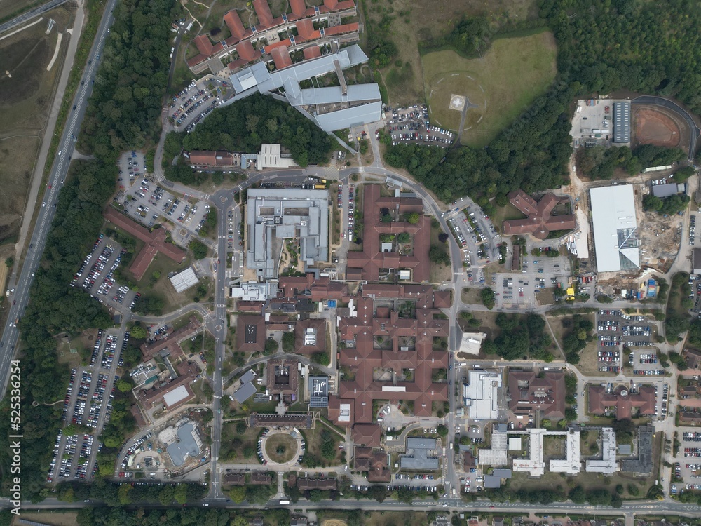 aerial view of Castle Hill Hospital is an NHS hospital to the west of Cottingham, East Riding of Yorkshire, England, and is run by Hull University Teaching Hospitals NHS Trust aerial view of Castle Hill Hospital is an NHS hospital to the west of Cottingham, East Riding of Yorkshire, England, and is run by Hull University Teaching Hospitals NHS Trust