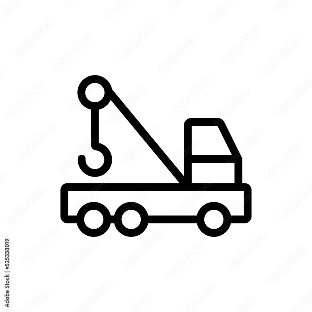 Tow,transport icon vector illustration