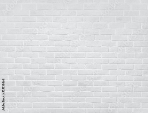 White gruged brick textured wall background