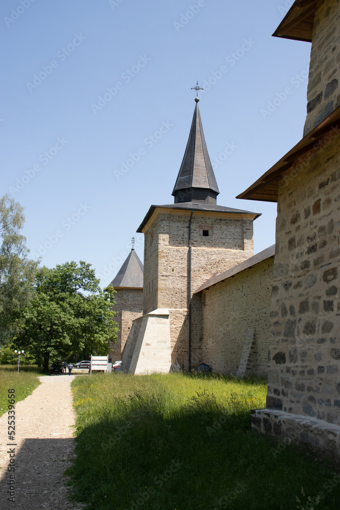 Sucevita monastery and surroundings. Suceava county, Romania