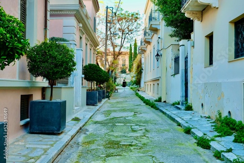 wunderschöne Straße in Athen Griechenland 