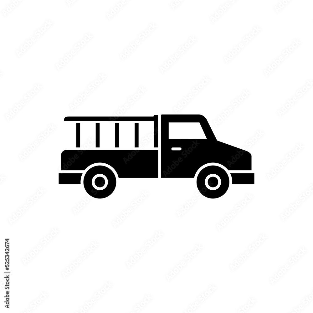 truck icon vector illustration logo template for many purpose. Isolated on white background. truck icon vector illustration logo template for many purpose. Isolated on white background.
