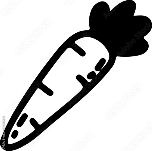 carrot,handrawn doodle line art