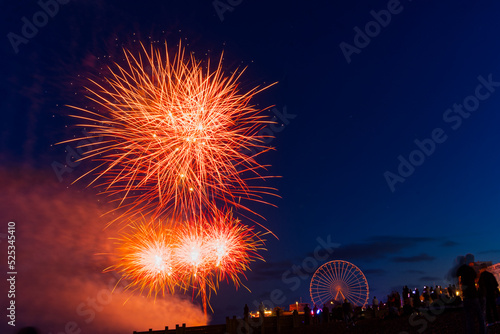 Fireworks Eastbourne Seafront after Airbourne 2022 photo