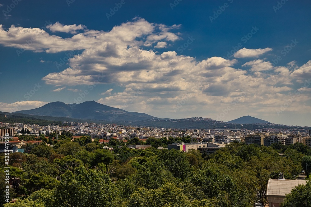Blick auf die Stadt Thessaloniki in Griechenland 