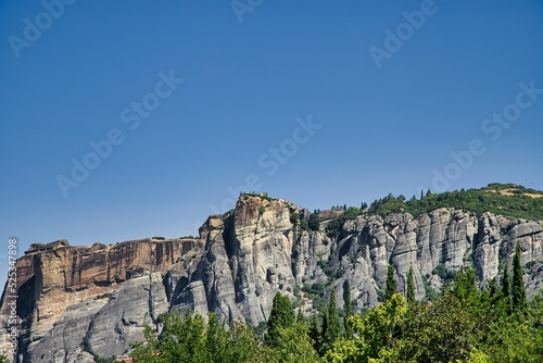 Felsen in Meteora Griechenland 