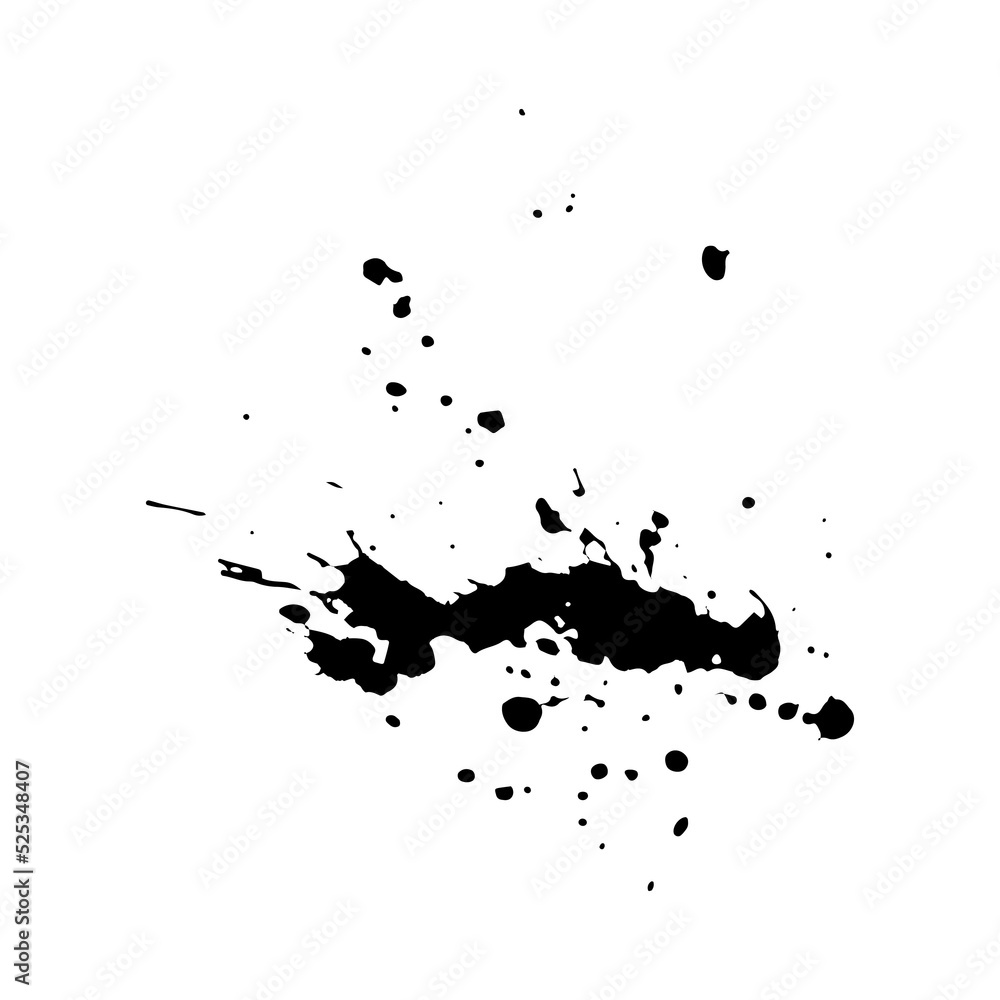 black ink splash for design element black ink splash for design element