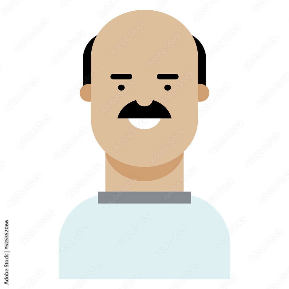 cute male character illustration in flat design cute male character illustration in flat design