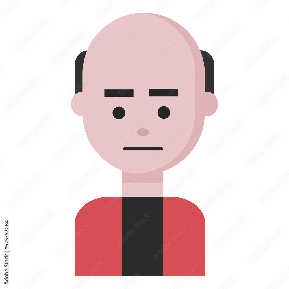 cute male character illustration in flat design cute male character illustration in flat design