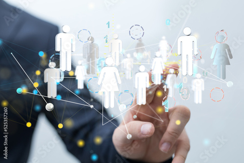 Global network. Blockchain....