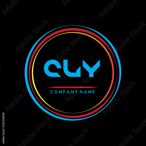 CLY letter logo,CLY letter design,letter CLY logo design,letter CLY logo design illustrator and vectors ,CLY group logo,CLY letter initial logo design template vector illustrator photo