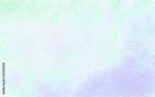 Pastel lilac green abstract beautiful and colorful background gradients made using the texture of watercolor spots