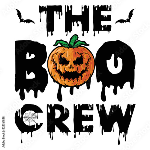 The boo crew pumpkin